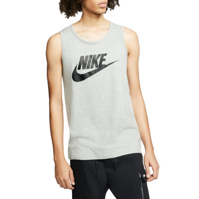 gray nike tank top