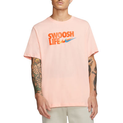 peach nike shirt mens