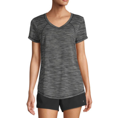 Xersion Everair Womens V Neck Short Sleeve TShirt JCPenney