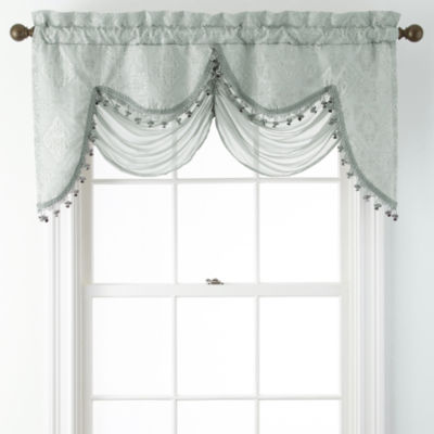 Portofino Scalloped Rod Pocket Valance