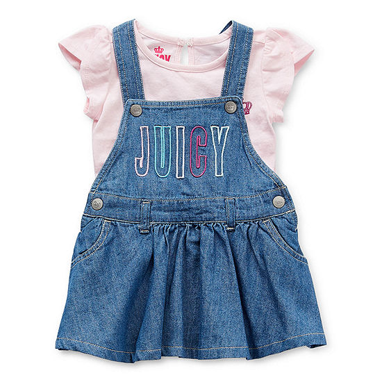 Juicy By Juicy Couture Toddler Girls Short Sleeve Jumper