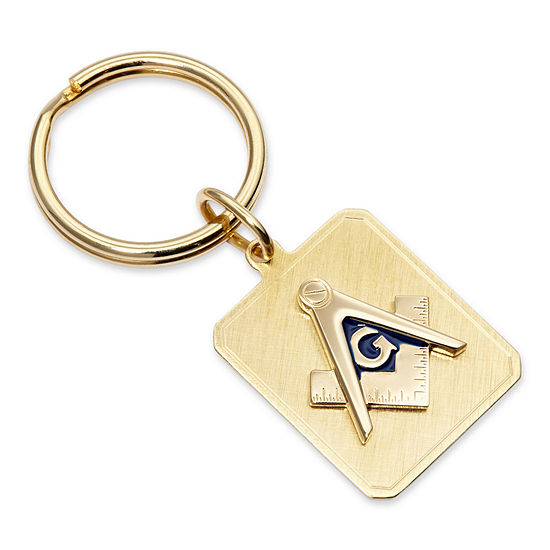 Personalized Masonic Emblem Key Ring