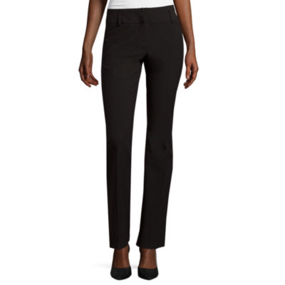 worthington modern fit straight leg pants