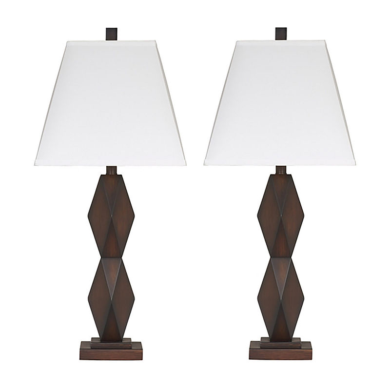 Signature Design By Ashley Set Of 2 Natane Table Lamps, Brown