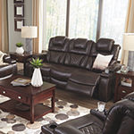 Signature Design By Ashley® Warnerton Power Reclining Sofa