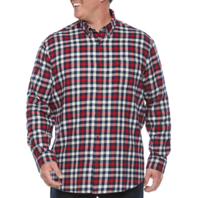 The Foundry Big & Tall Supply Co. Mens Long Sleeve Flannel Shirt