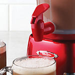 Nostalgia Retro 32-Ounce Hot Chocolate, Milk Frother, Cappuccino, Mocha, Latte Maker and Dispenser