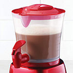 Nostalgia Retro 32-Ounce Hot Chocolate, Milk Frother, Cappuccino, Mocha, Latte Maker and Dispenser