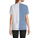 Boston Aspen Juniors Womens Split Graphic T-Shirt