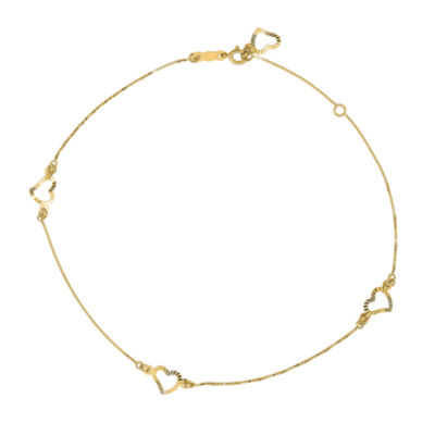 9 inch gold ankle bracelet