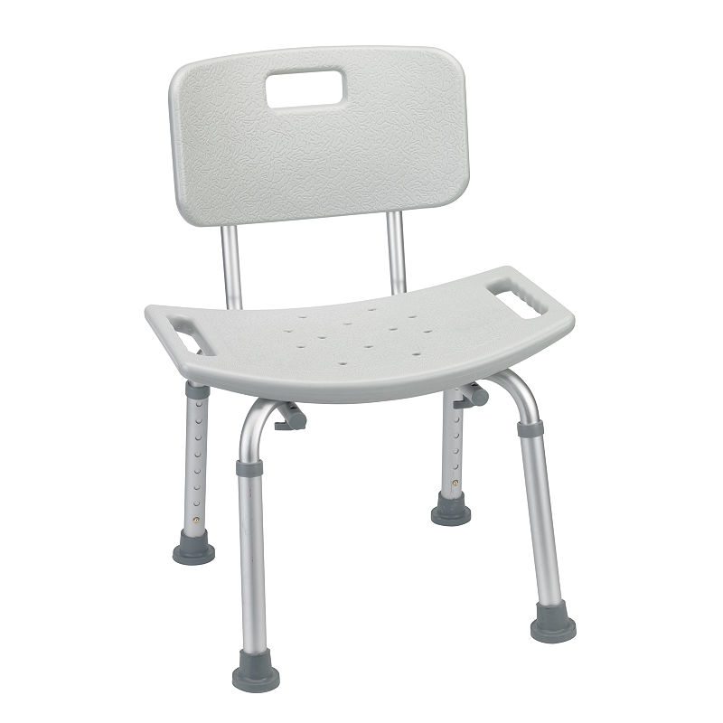 Bath SafetyBenches/Stools Product Description: Bath Bench, w/Back, KD,RTL,1 EA