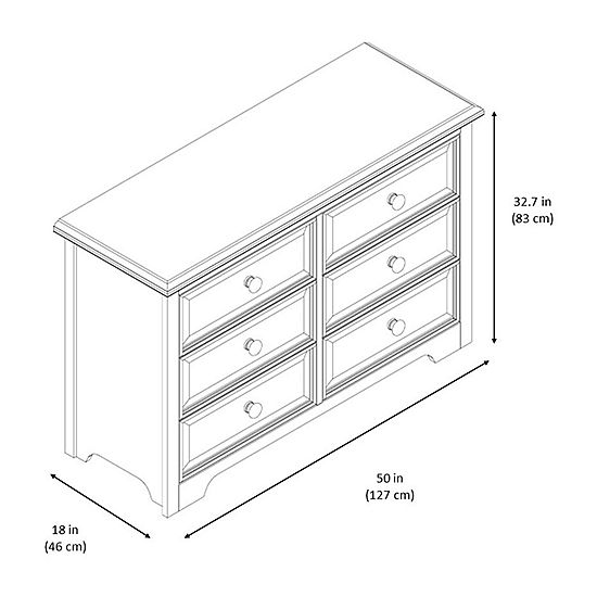 Graco Brooklyn 6 Drawer Nursery Dresser