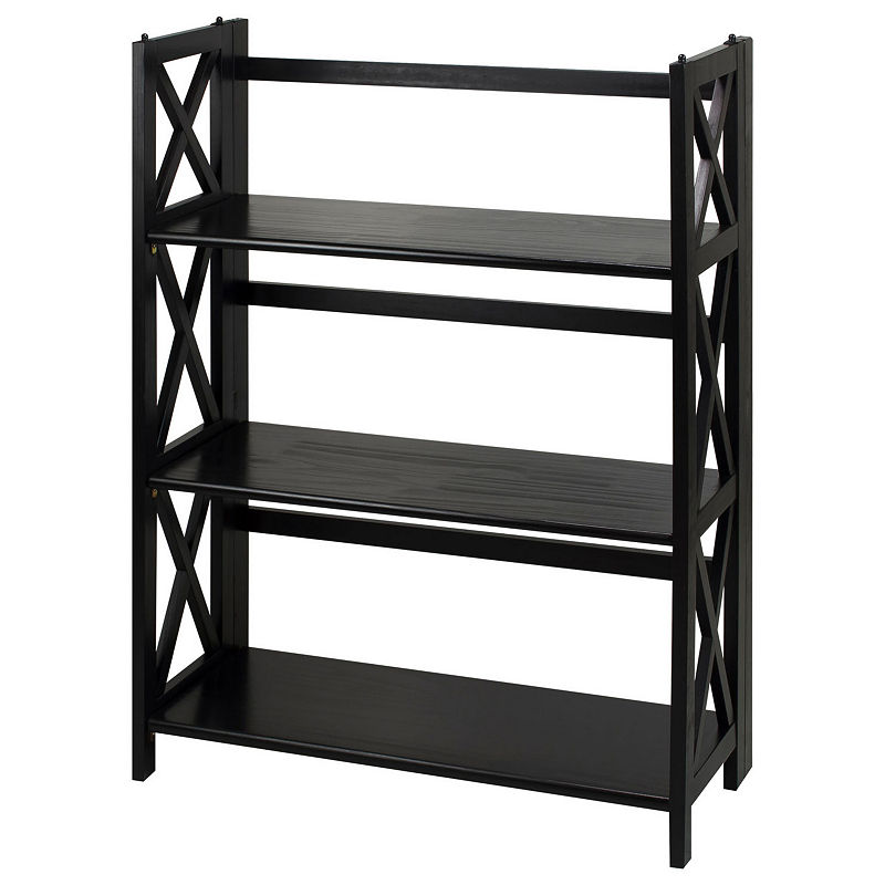 Montego 3-Shelf Folding Bookcase