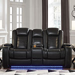 Signature Design by Ashley® Party Time Power Reclining Loveseat with Console