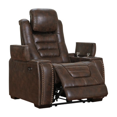 Signature Design By Ashley Game Zone Power Recliner Color Bark