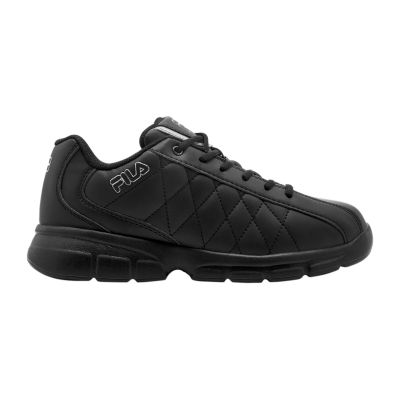 fila black sports shoes