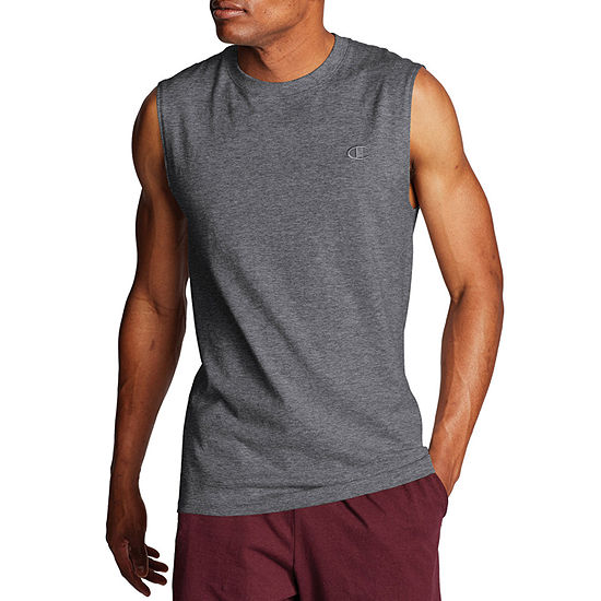 Champion Classic Jersey Mens Crew Neck Sleeveless Muscle T-Shirt - JCPenney