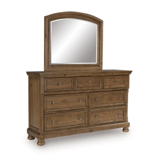 Signature Design by Ashley Grant 7-Drawer Dresser and Mirror