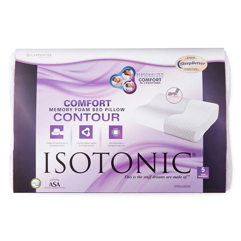 Upc 031374546580 Isotonic Contour Memory Foam Pillow Upcitemdb Com