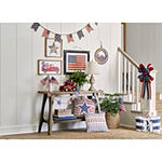 Layerings Americana Truck Décor with Burlap Floral Tabletop Decor