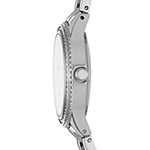 Skechers Chabela Womens Crystal Accent Silver Tone Bracelet Watch Sr6122
