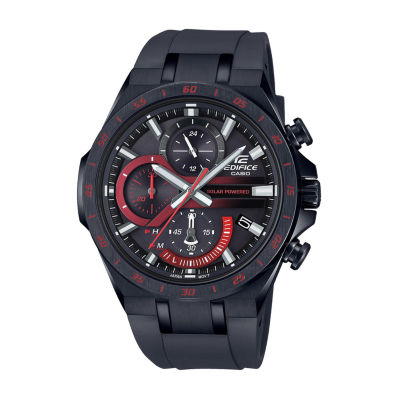 casio black stainless steel watch