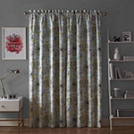 Waverly Mapped Out Light-Filtering Rod Pocket Single Curtain Panel
