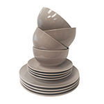 Tabletops Unlimited Stoneware 12-pc. Stoneware Dinnerware Set
