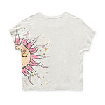 Thereabouts Little & Big Girls Scoop Neck Short Sleeve Graphic T-Shirt