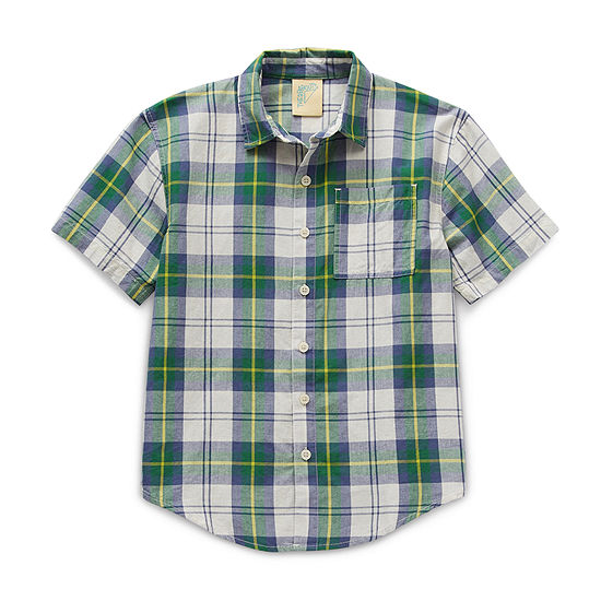 jcpenney.com | Thereabouts Little & Big Boys Short Sleeve Button-Down Shirt