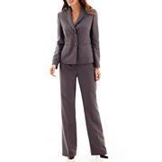 Le Suit® Long-Sleeve Pinstripe Jacket and Pants