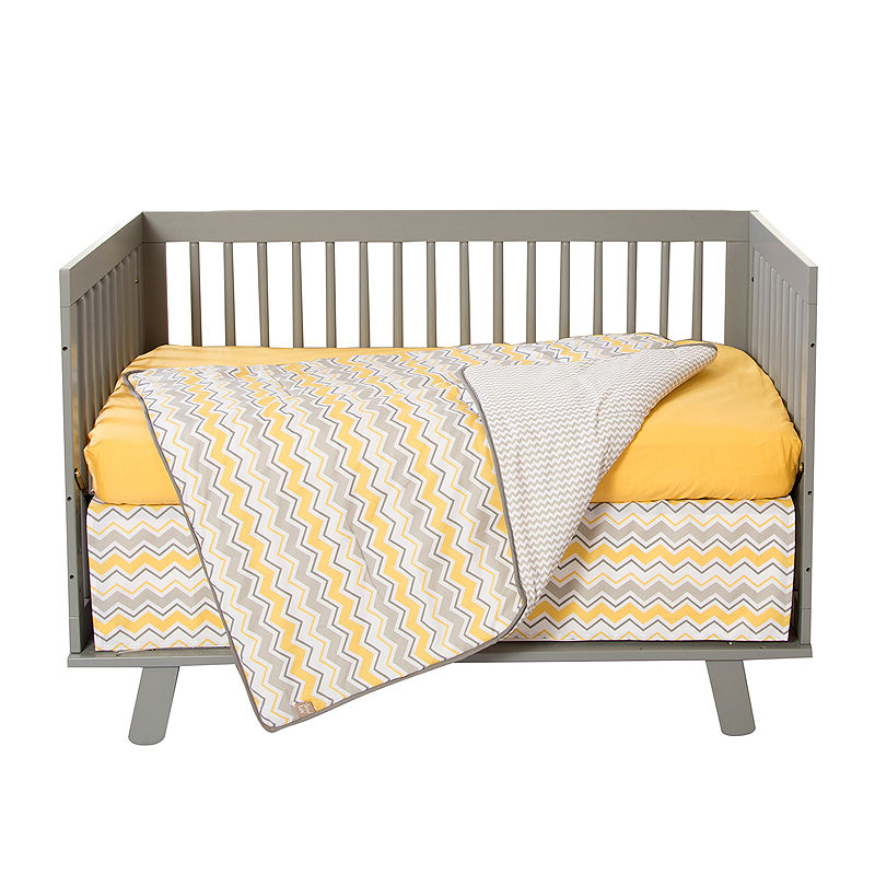 Trend Lab, Llc Trend Lab Buttercup Zigzag 3-Pc. Crib Bedding Set, Yellow