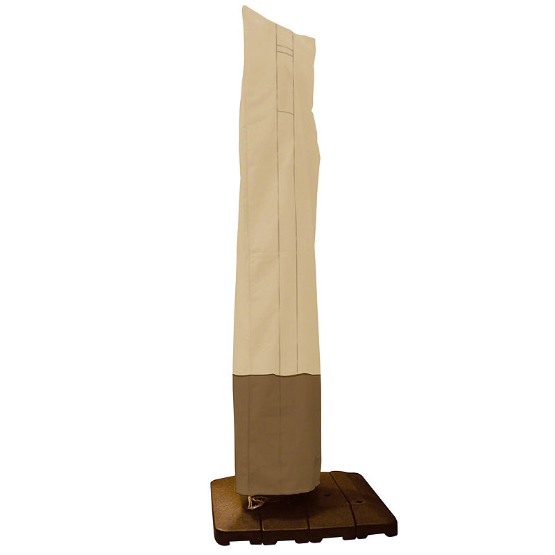 Classic Accessories Veranda Offset Umbrella Cover, Beige