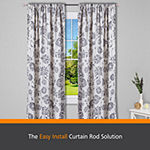 Kenney® Fast Fit™ Easy Install Campbell Curtain Rod