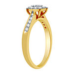 I Said Yes Womens 3/8 CT. T.W. Lab Grown White Diamond 14K Gold Over Silver Sterling Silver Round Bridal Set