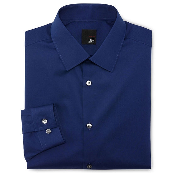 JF J. Ferrar® Solid Dress Shirt - Slim Fit