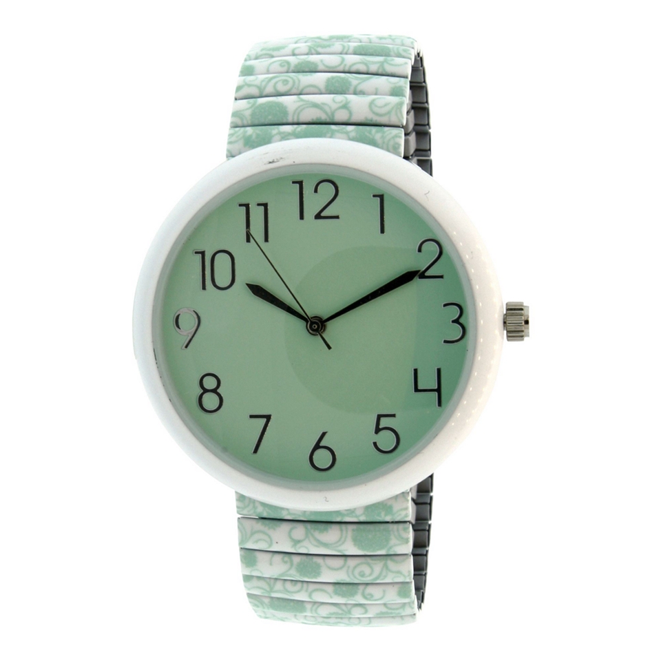 Womens Expansion Bracelet Watch, Green