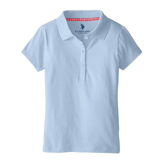 Girls Short Sleeve Stetch Polo Shirt Polo Assn U.S