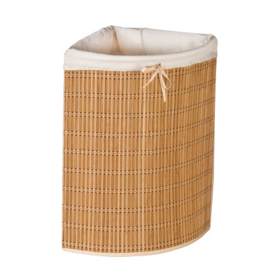 Honey-Can-Do® Bamboo Wicker Corner Hamper - JCPenney