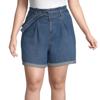 jcpenney womens jean shorts