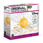 Bepuzzled 3d Crystal Puzzle - Disney Cinderellas Carriage Gold 71 Pcs