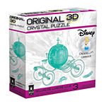 Bepuzzled 3d Crystal Puzzle - Disney Cinderellas Carriage Aqua  71 Pcs