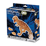 Bepuzzled 3d Crystal Puzzle - T-Rex Brown 49 Pcs