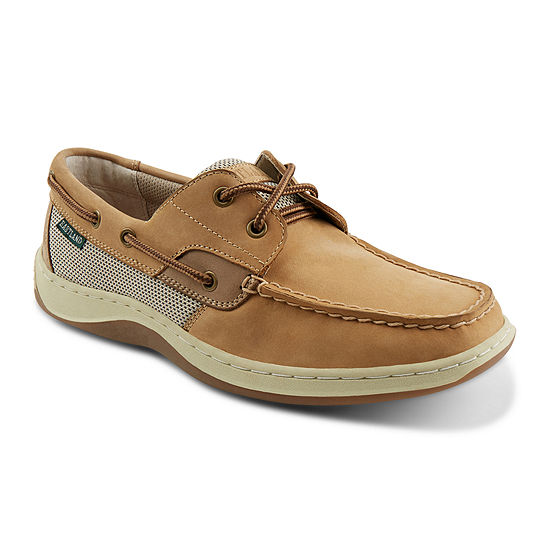 Eastland® Solstice Mens Leather Boat Shoes, Color: Tan - JCPenney