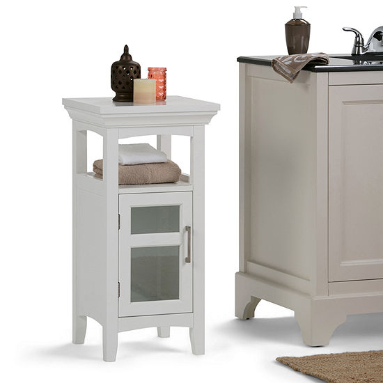 Avington Floor Storage Cabinet Color White Jcpenney