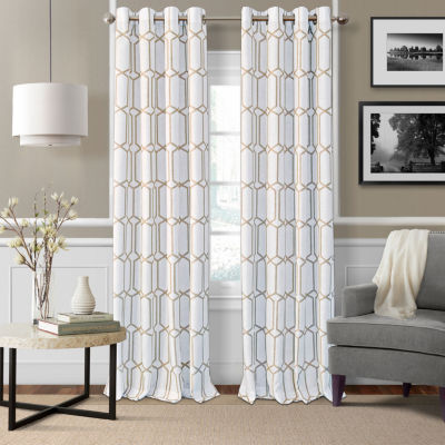 Elrene Kaiden Blackout Curtains Blackout Grommet Top Curtain Panel