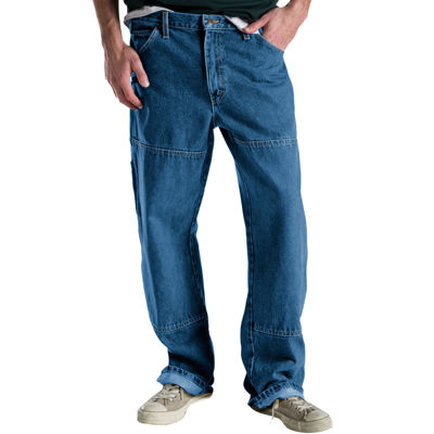 relaxed fit double knee carpenter denim jeans