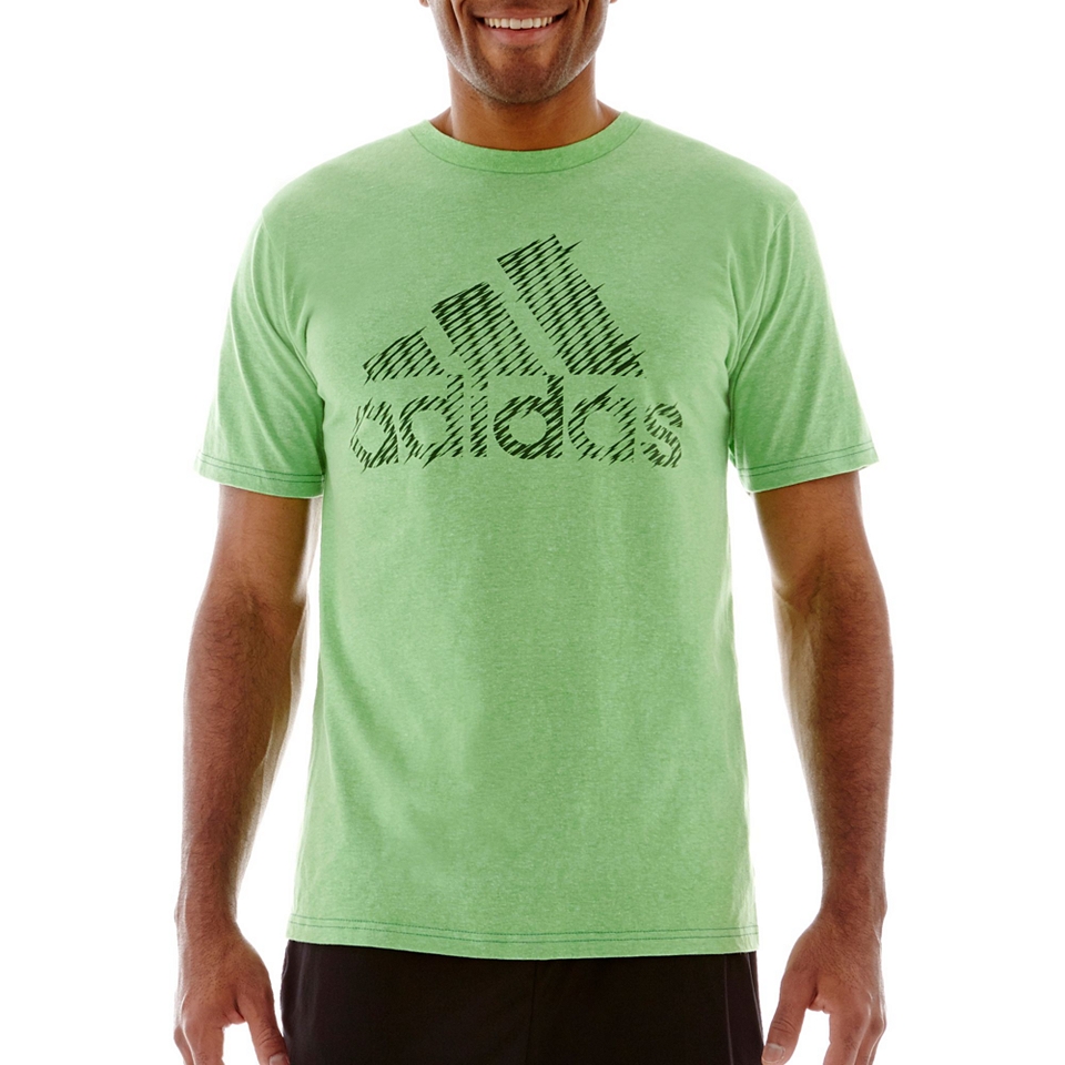 Adidas Shockwave Tee, Green, Mens