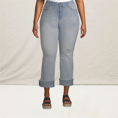 women's colored straight leg jeans