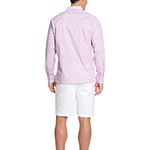 Van Heusen Mens Classic Fit Long Sleeve Floral Button-Down Shirt